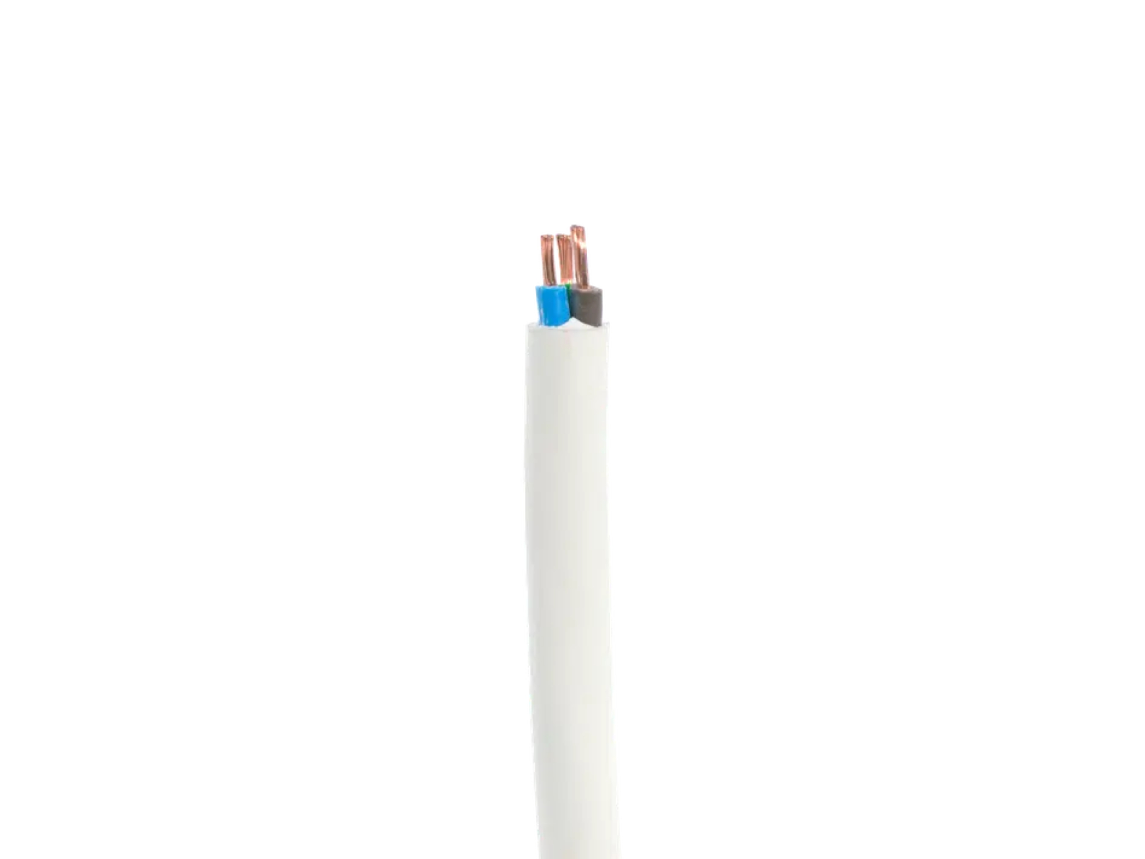 0.5 SQMM X 3C WIRE - WHITE